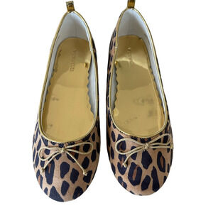 JCrew Crewcuts Leopard print Ballet flats size 3